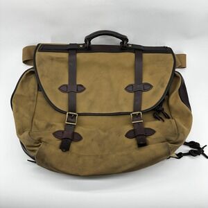 Vtg Filson Pullman Bag Rugged Twill Brown Canvas Garment Bag Travel Style 242